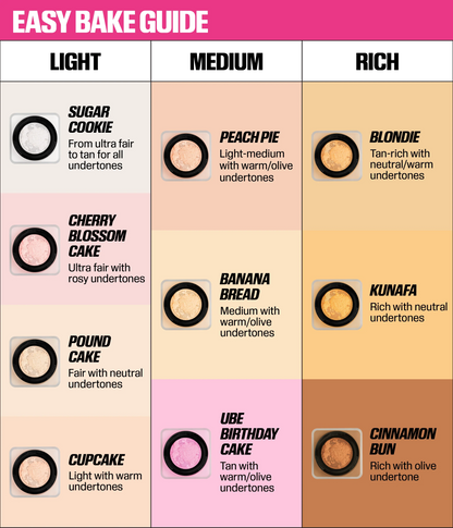 Easy Bake Loose Baking & Setting Powder Ube Birthday Cake